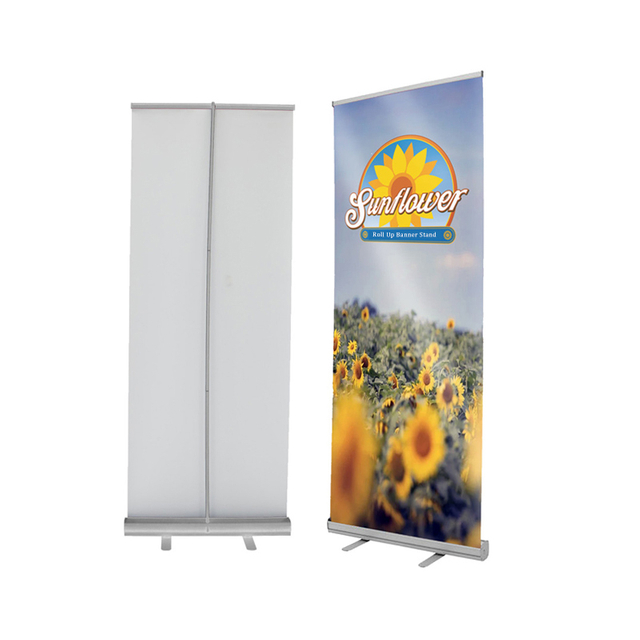 RUS-KM004 Best Quality Chinese Manufacturer High Quality Roll Banner Stations That Are Not Easily Damaged Roll Up Banner Stand