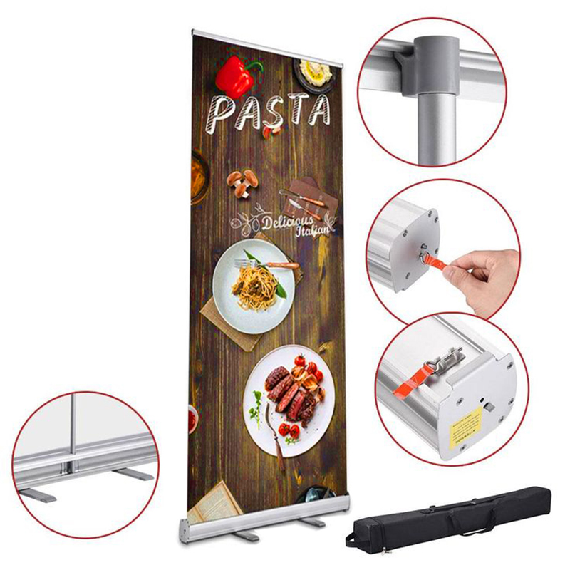 RUS-KM003 Hot Sale Stand Display Economic Roll Up Banner For Event Roll Up Banner Stand