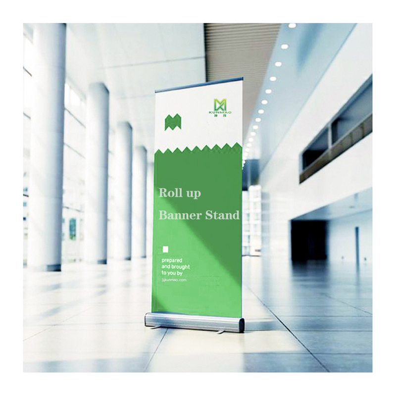 RUS-KM007 Best Quality China Manufacturer Aluminum Retractable Roll Up Banner Stand 