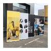 RUS-KM019 Cheap Price Display Stand Aluminum Material Roll Up Banner Stand